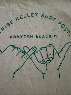 Tribe Kelley Surf Post Grayton Beach Kids Graphic Tee Size 4/5 XS